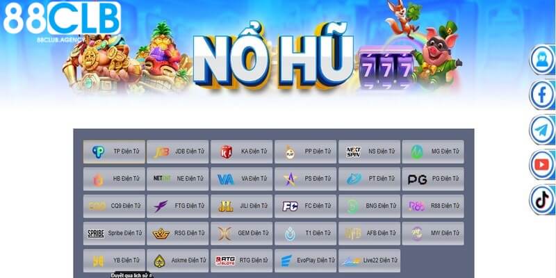 Nổ Hũ 88CLB - Sảnh Quay Thưởng Đẳng Cấp Vạn Người Mê 1 Tổng quan chung về địa chỉ chơi nổ hũ 88CLB